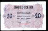 Romania-Germany Very Rare Old Banknote DOUE DECI LEI . - Otros – Europa