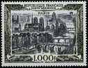 France C27 XF Mint Never Hinged 1000fr Airmail From 1950 - 1927-1959 Nuovi