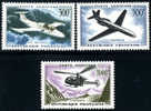 France C34-36 (Yvert 35-37) (Michel 1120,1177,1231) SUPERB Mint Never Hinged Airmail Set From 1957-59 - 1927-1959 Mint/hinged
