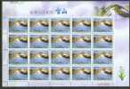 Taiwan 2002 Mount Snow Stamps Sheets Mountain Forest Scenery Flower Rock - Hojas Bloque