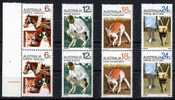 Australia 1971 Animals RSPCA Set MNH Vertical Pairs - Ungebraucht