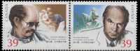 Canada 1990 Norman Bethune Stamps Famous Surgical Doctor Medicine Joint With China - Unused Stamps