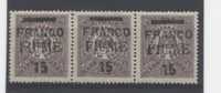 FIUME - 1919 OVERPRINT - V2821 - Fiume