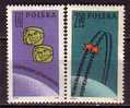 R3223 - POLOGNE POLAND Yv N°1209/10 ** Espace Space - Unused Stamps