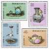 1984 Ancient Chinese Art Treasures Stamps - Enamel Cloisonne Teapot Wine - Autres & Non Classés