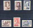 Croix-Rouge Et Vaisseaux De Guerre, Rehbinder, Armfelt, Arvid Horn, L'Uusimaa, Cote 34,40 €, - Unused Stamps
