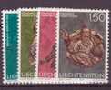 ⭐ Liechtenstein - YT N° 629 à 632 ** - Neuf Sans Charnière - 1977 ⭐ - Unused Stamps