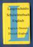 LANGENSCHEID SCHULWÖRTERBUCH (1970) Englisch/deutsch, 576 Seiten - Dictionaries