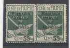 FIUME - 1920 OVERPRINT PAIR - V2845 - Fiume