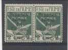 FIUME - 1920 OVERPRINT PAIR - V2847 - Fiume