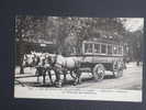 302 Cpa 2147. Les Moyens De Transport A Paris. Omnibus à 3 Chevaux Cie Generale. Menilmontant Gare Montparnasse - Trasporto Pubblico Stradale