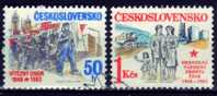 Tchécoslovaquie, CSSR : N° 2523/2524 (o) - Gebraucht