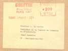 Tarif, 1965 - EMA Havas -Etiquette  Colis(F003) - Postal Rates