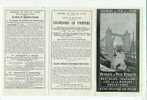 HORAIRES DES CHEMINS DE FER  DE L´ETAT ET DE BRIGHTON  - 1911 - Europa