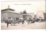 03 - MOULINS - Le Marché Couvert   -  Animée -  Attelages Dont Un Avec Un âne - Markets