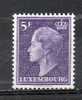 LUXEMBOURG 5f Violet 1958 N°547 - Ungebraucht