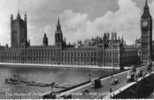 8150     Regno  Unito   London   The   Houses  Of  Parliament  And  Westminster  Bridge   VG   1956 - Houses Of Parliament