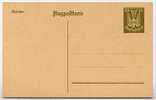 DR P155 Postkarte 1924  Kat. 15,00 € - Cartes Postales