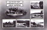 STRONACHLACHAR Loch Katrine - Real Photo Multi-View PCd - Argyllshire SCOTLAND - Argyllshire