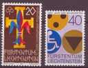 ⭐ Liechtenstein - YT N° 714 Et 715 ** - Neuf Sans Charnière - 1981 ⭐ - Neufs