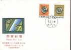 FDC Taiwan 1990 Chinese New Year Zodiac Stamps- Ram Sheep 1991 - FDC