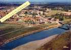 Maaseik  Luchtopname Panorama - Verbindingsbrug Nederland-België - Maaseik