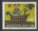 Jugoslavija Yugoslavia 1973 Mi 1519 ** "Children On Boat" - Children Drawing / Kinderzeichnung  "Joy Of Europe" - Neufs