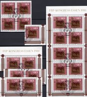 1980 FIP-Kongreß BRD 1065,3x ZD-Paar,VB+KB SST 20€ Posthausschild Altheim Bloque Sheet Bloc Wap Sheetlet Bf Germany - UPU (Unione Postale Universale)