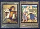 ##Finland 1975. EUROPE : Paintings. Michel 764-65. Cancelled(o) - Usados