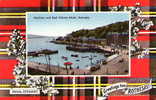 Royal Stewart Tartan Border - ROTHESAY - Harbour & Princes Street - Argyllshire - Argyllshire