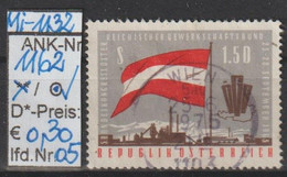 1963 - ÖSTERREICH - SM "Bundeskongreß D. ÖGB- Gewerkschaftsbundes"  -  O Gestempelt  -  Siehe Scan (1162o 05   At) - Gebraucht