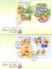 FDC 2006 Cartoon Stamps S/s -Winnie The Pooh Snowman Bridge Boat River - Beren