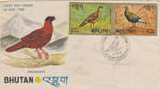 Bhutan-1968 Birds Addressed FDC - Bhoutan