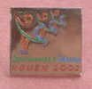 SYNCHRONIZED SKATING Rouen 2002. Pin * Patinage Synchronisé Synchronisiertes Eislaufen Pattinaggio Sincronizzato - Sport Invernali
