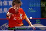 World Famous Table Tennis Pingpong Player Guo Yan  (A07-007) - Tischtennis