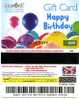 @+ Carte Cadeau - Gift Card - Irlande / Dublin : POST - Happy Birthday - Cadeaubonnen En Spaarkaarten