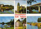 CPM 89 CHAMPIGNY SUR YONNE - Multivues - Champigny