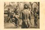 OUBANGUI-CHARI , Femmes Au Tam Tam (Seins Nus Scarification ), *4447 - Centrafricaine (République)