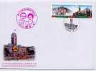 FDC Taiwan 2000 President A-Bian Stamps Mount Famous - FDC