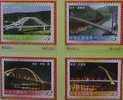 2007 Taiwan Bridge Stamps (I) Architecture River - Water