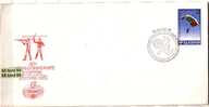 Bulgaria / Bulgarie 1982  Day Of The Military Sports ( Parachutism , Shooting )Special Cover+ Cancell. Special First Day - FDC