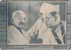 Gandhi, Netaji Subhaschandra Bose, Freedom Fighter, Old Card, Condition As Per The Scan - Mahatma Gandhi