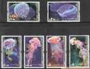 2008 HONG KONG JELLYFISH 6V - Unused Stamps