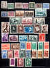 BG  De 1953** , 732 / 747 – 750 / 751 – 753 / 757 – 765 / 785 **, Cote 69,80 € - Neufs