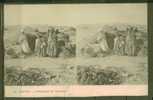 CPA Française Stéréo  BISKRA Campement De Nomades - Stereoscope Cards