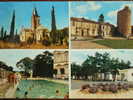 17 - AULNAY De SAINTONGE - L´ Eglise, La Tour, La Piscine Et Le Village Vacances De Chante Oiseau. (multivues) - Aulnay