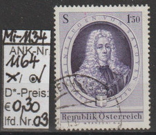 1963 - ÖSTERREICH - SM "300. Geburtstag Prinz Eugens V. Savoyen" S 1,50 Violett - O Gestempelt - S.Scan (1164o 03   At) - Gebraucht