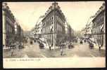 CPA  ANCIENNE STÉRÉOSCOPIQUE- FRANCE- PARIS : RUE DE LA PAIX AVEC TRES BELLE ANIMATION- ATTELAGES - Cartes Stéréoscopiques