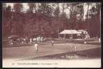 CPA  ANCIENNE- FRANCE- THEME : TENNIS- VEULES-LES-ROSES : LES TENNIS AVEC BELLE ANIMATION- - Tennis