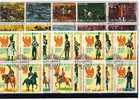 Napoleon Leben 1972 Reiterarmme Äquatorial Guinea 1165/96,2xKB,8xVB+16xZD O 26€ Vom Husar Zum Kaiser Bloc Ms Bf Military - Rivoluzione Francese